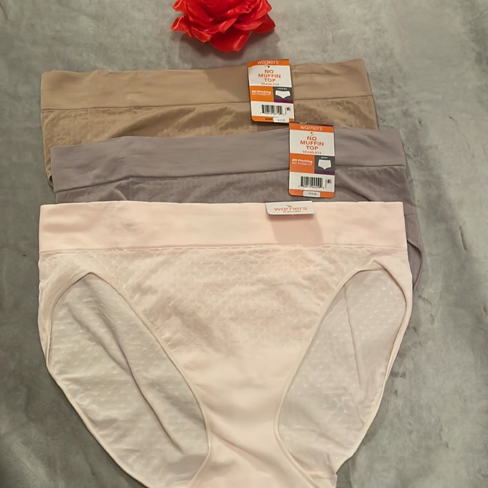 Warner 3Pack Plus Size Panties - Size 2X/9 - Picture 5 of 6